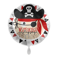 Balon foliowy 18" Peaky Pirate - Wszystkiego Najlepszego