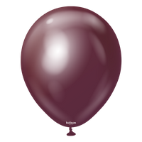 Balony Kalisan Mirror Burgundy, 12", 50 szt