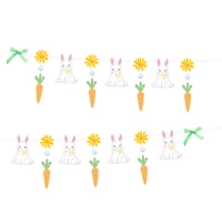 Baner Króliki Wielkanoc 240x30cm