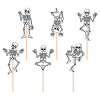 Toppery Halloween Szkielety 6szt. mix