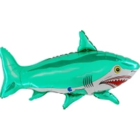 Balon foliowy Grabo Shark Green 36" -  90cm