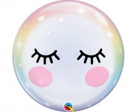   Balon Bubble "Rzęsy"   22''