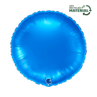 Balon foliowy Grabo, Okrągły Blue 18"