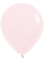 Balony Pastel Matte Pink 18", 25 szt 