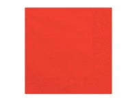 Serwetki papierowe, czerwony, 33x33cm