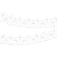 Girlanda Halloween Duchy biała 260cm