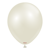 Balony Kalisan 12" Aura Ivory White -50szt 