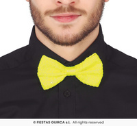 Neonowa żółta muszka cekinowa