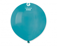 Balony G150 pastel 19" - turkusowo-niebieskie 68/ 25 szt.