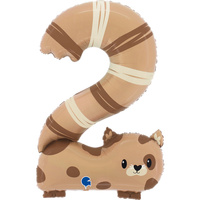 Balon foliowy Grabo 34'', The Puppyloons - Number 2 Cat