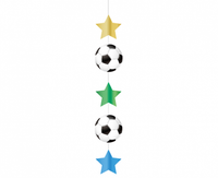 Dekoracja pionowa Piłka Nożna, 150 cm