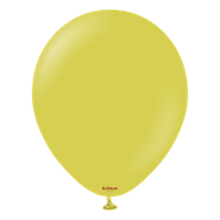 Balony Kalisan 18" Retro Olive- 25 szt