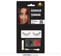 Zestaw Do Makijażu, czerwono-czarny