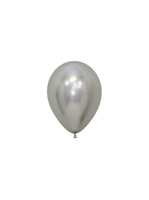 Balony Sempertex, Reflex, Silver, 5", 50 szt
