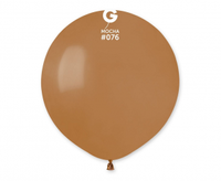 Balony G150 pastel 19" - kawowe 76/ 25 szt.