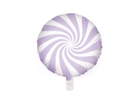 Balon foliowy Cukierek, 35cm, jasny liliowy
