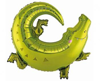 Balon foliowy Krokodyl, 80x71 cm