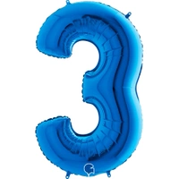 Balon foliowy Blue 3- 26"/66cm