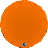 Balon Grabo 18'' Okrągły Matte Orange ( matowy pomarańczowy) 