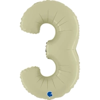 Balon foliowy Satin Olive Green 3 - 26"/66cm