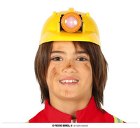 Kask ochronny dla dzieci z lampką 