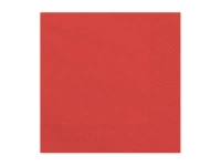 Serwetki papierowe, ciemny czerwony, 33x33cm
