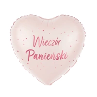 Balon foliowy Serce Wieczór Panieński 18"