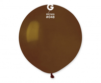 Balony G150 pastel 19" - brązowe 48/25 szt.