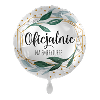 Balon foliowy 18" Retirement Marble - Oficjalnie na emeryturze