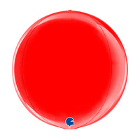 Balon Grabo 15'' Globe Red  4D Pakowany