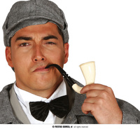 Fajka detektywa atrapa, czarna 16 cm 