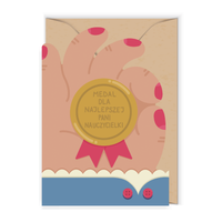 Kartka dla nauczycielki Okejka