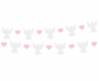 Girlanda papierowa Aniołki 