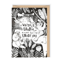 Kartka Wszyscy trąbią