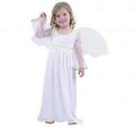 Strój dla dzieci Aniołek (sukienka długa, skrzydła), rozm. 92/104 cm