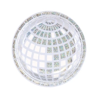 Talerzyki papierowe Silver Disco 7cali 6szt.