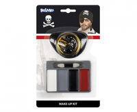 Zestaw farbek do malowania twarzy Pirat (oko pirata, kolczyk, make-up, aplikator)