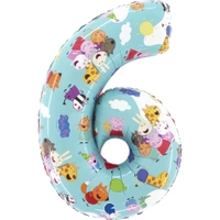 Balon Foliowy Grabo Cyfra Peppa 6- 26"/66cm 