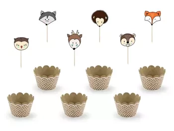 Zestaw do muffinek Woodland