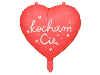 Balon foliowy Serce ''Kocham Cię'', 45 cm, mix