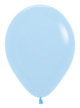 Balony Pastel Matte Blue 12", 50 szt
