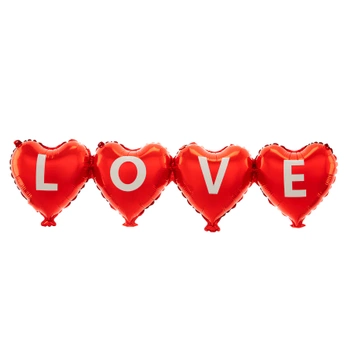 Girlanda balonowa Serca Love 101x27cm