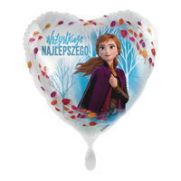 Balon foliowy 18" - Frozen Ana "Wszystkiego najlepszego"
