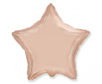 Balon foliowy 18" FX - "Gwiazda" (różowo-złota)