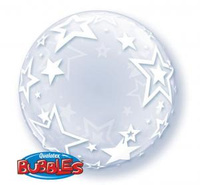   Balon Bubble Deco "Gwiazdy" 24''
