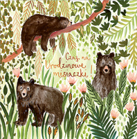 Karta urodzinowa - Misiaczkowe Urodziny