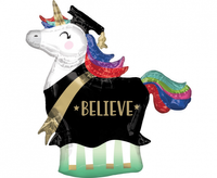 Balon foliowy Jednorożec Absolwent (83cm x 81cm)