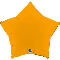 Balon Grabo 18'' Gwiazda matowa musztardowa