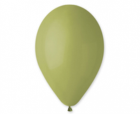 Balony G90 pastel 10" - zielone oliwkowe 98/ 100 szt.