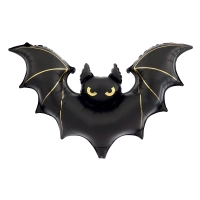 Balon foliowy Nietoperz Halloween czarny 85 x 150 cm
